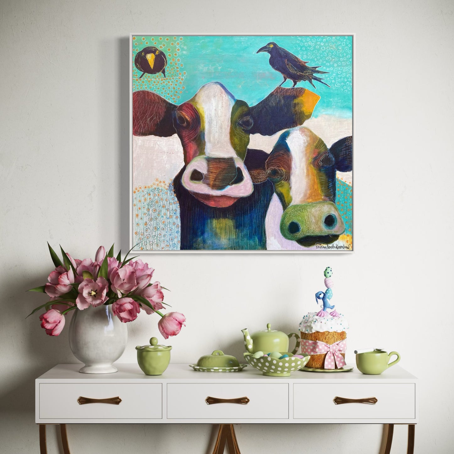 Leinwanddruck "Birdland"