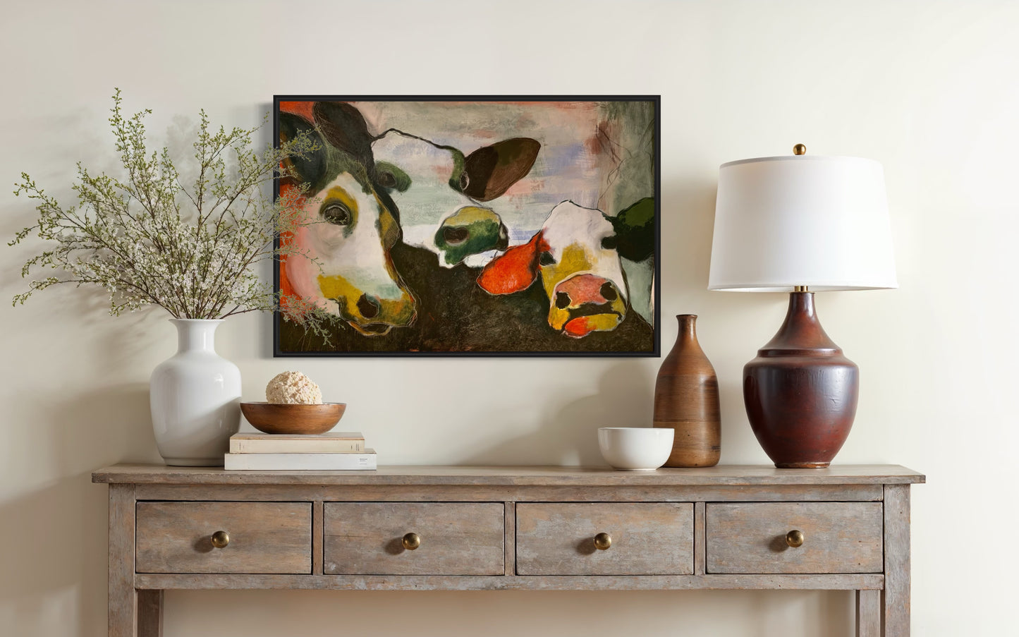 Leinwanddruck "Hängen bleiben"