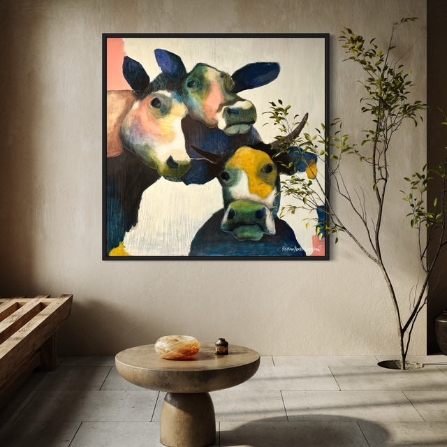 Leinwanddruck "Drei Damen"