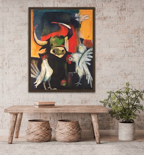 Impression sur toile "Je te vois"