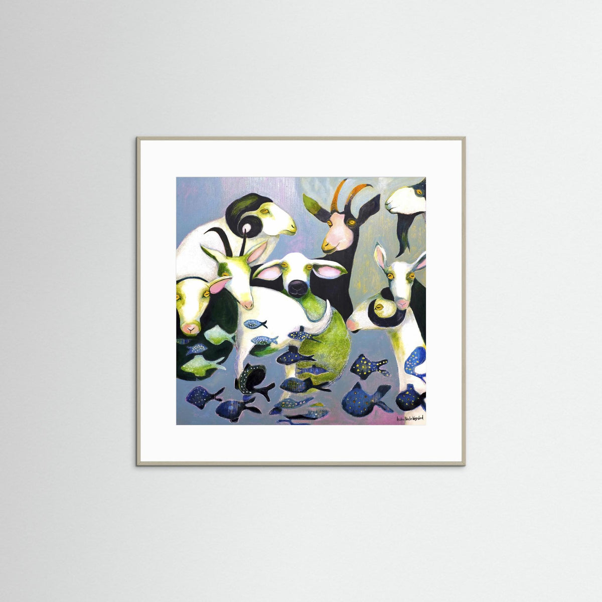 Fine Art Paper Print "Gone fishing"