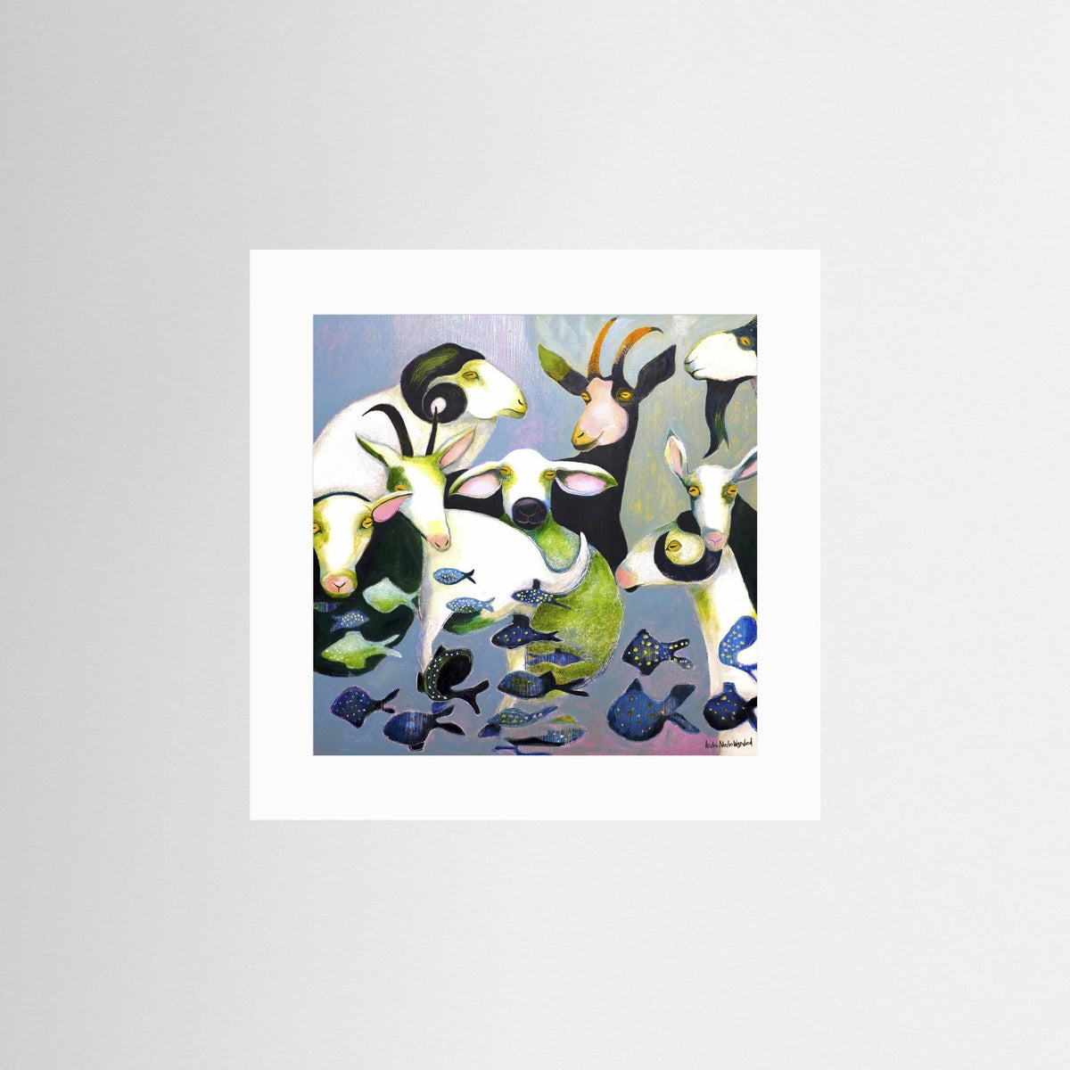 Fine Art Paper Print "Gone fishing"