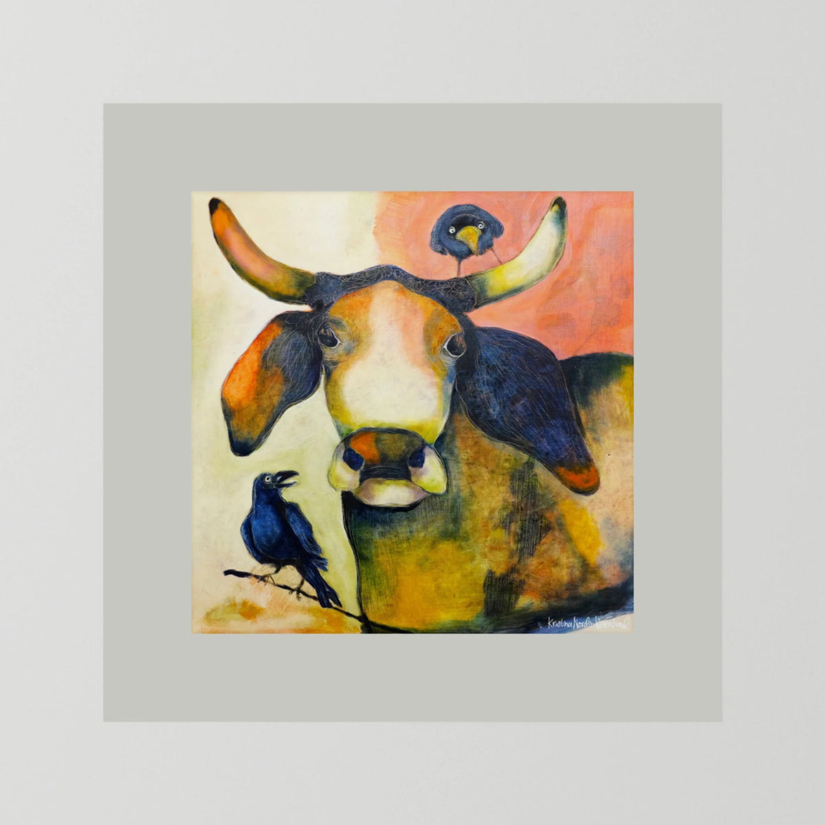 Fine Art Paper Print "Buddies"