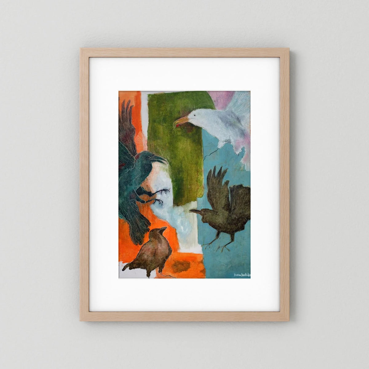 Fine Art Paper Print "Birds flying high"