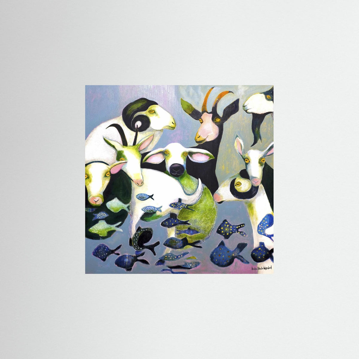 Fine Art Paper Print "Gone fishing"