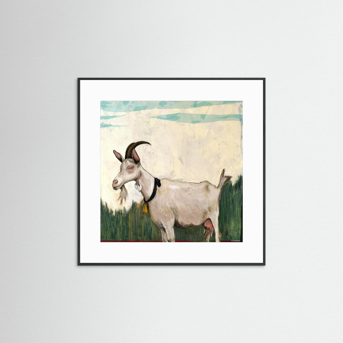 Fine Art Paper Print "Goat"