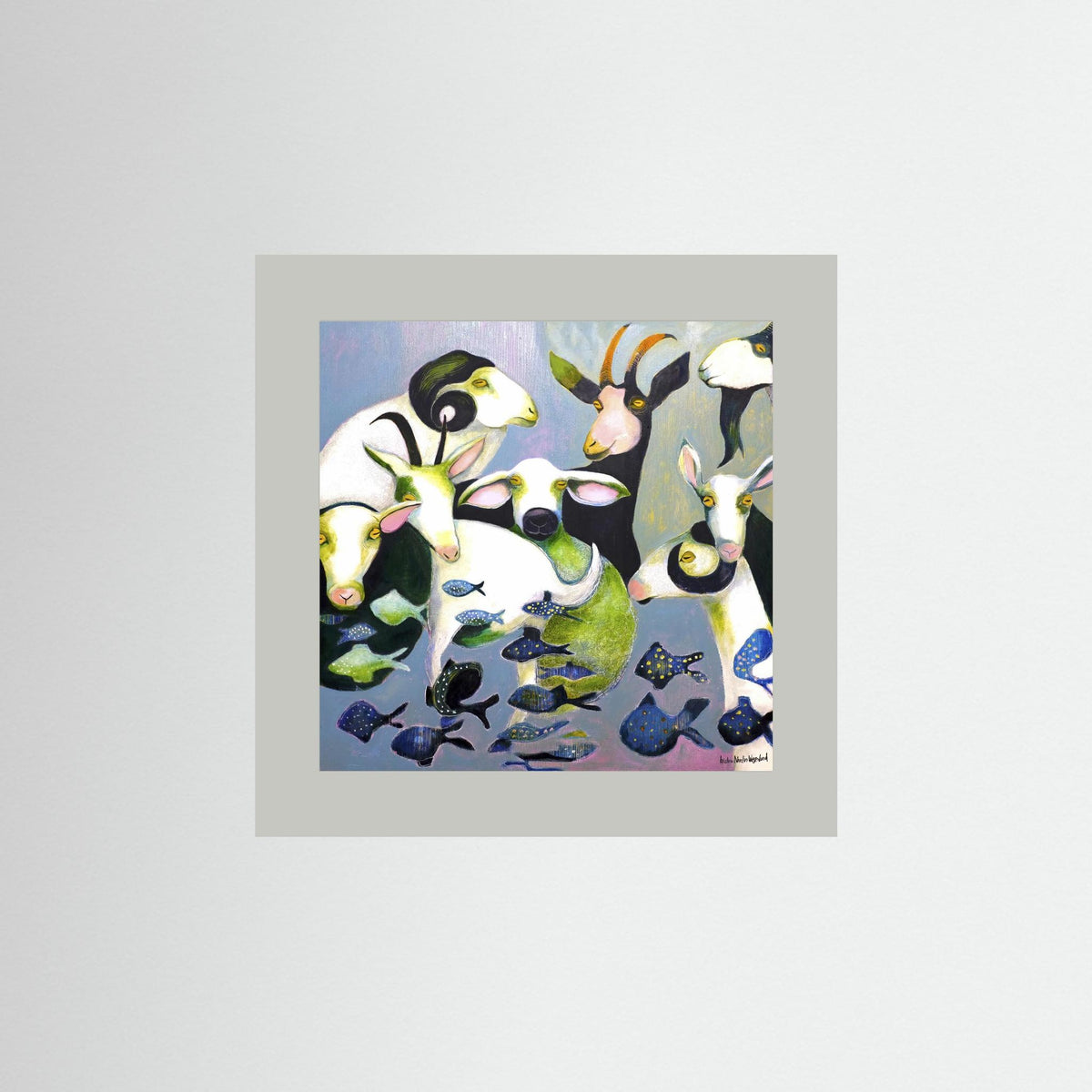 Fine Art Paper Print "Gone fishing"