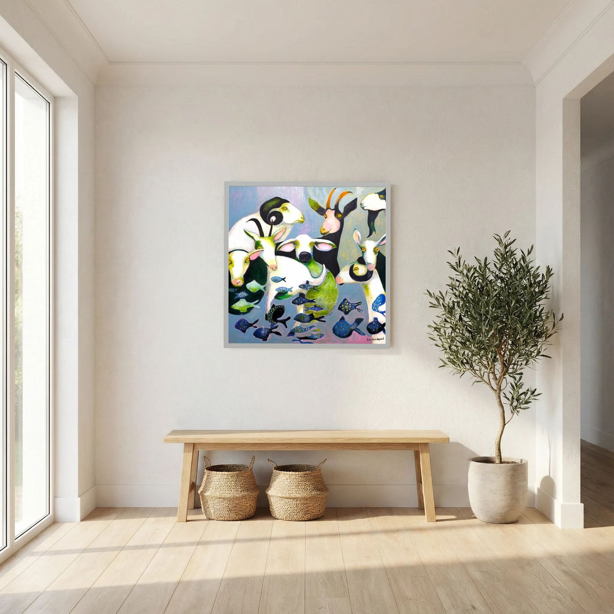 Fine Art Paper Print "Gone fishing"