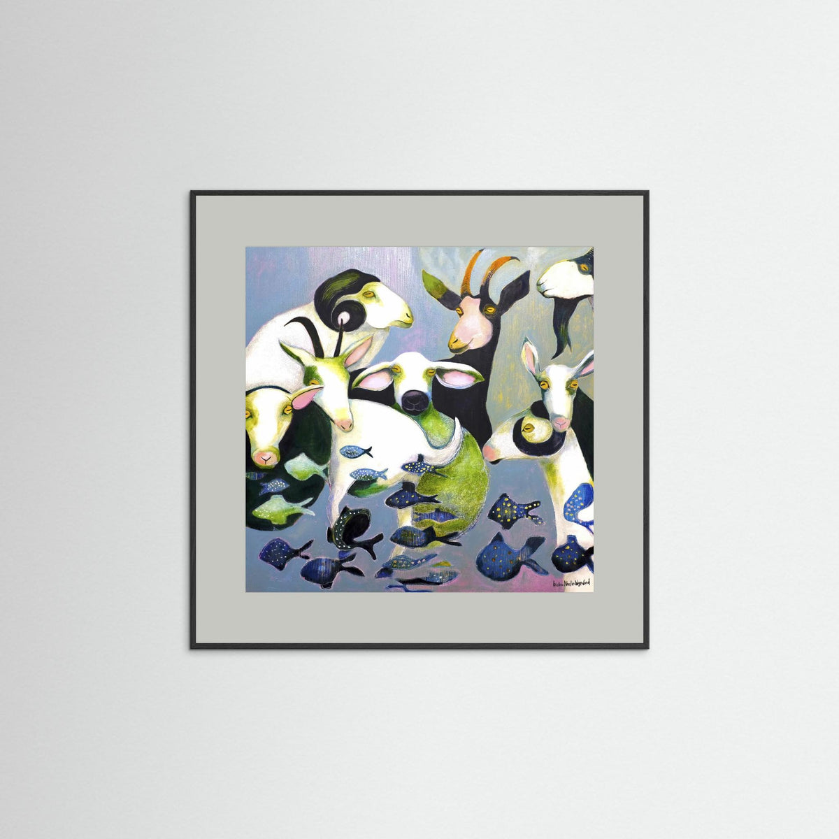 Fine Art Paper Print "Gone fishing"