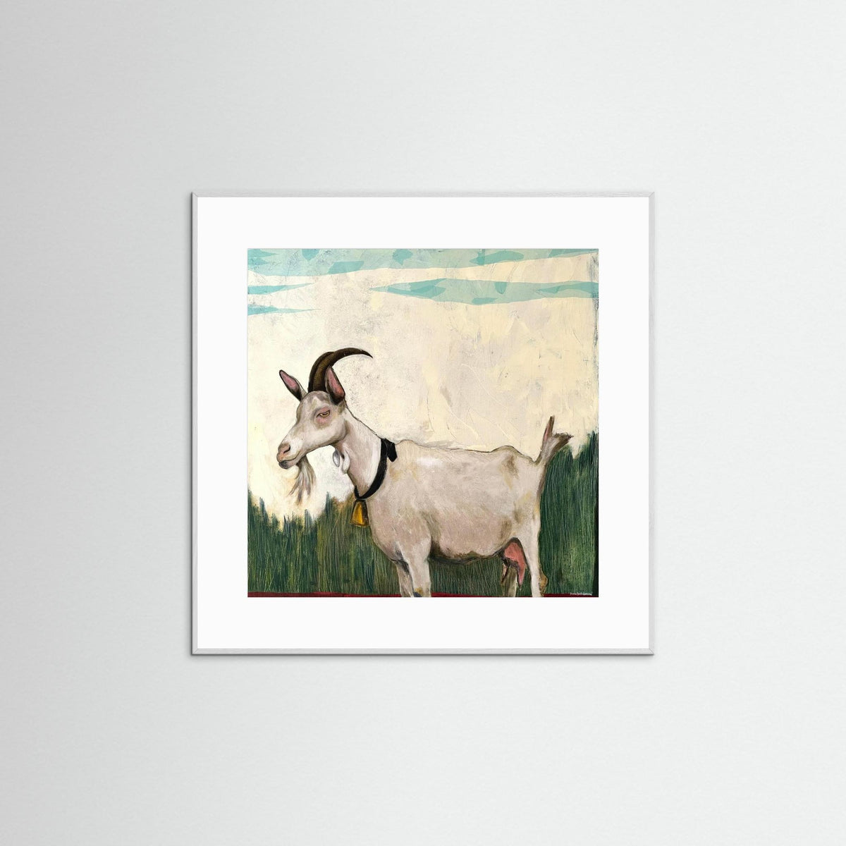 Fine Art Paper Print "Goat"