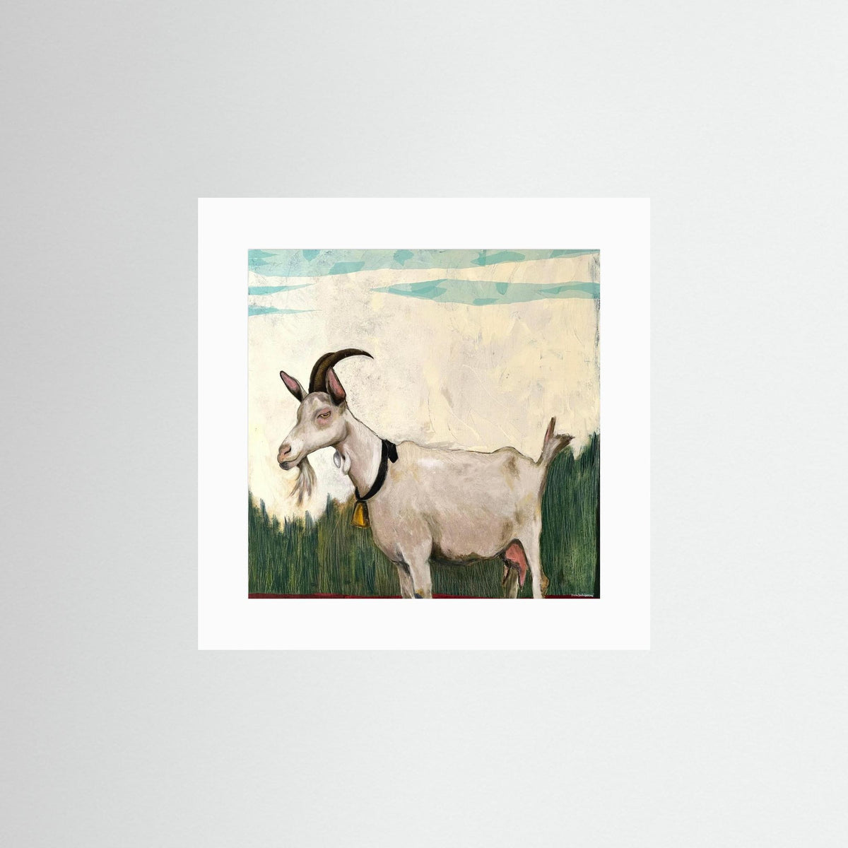 Fine Art Paper Print "Goat"