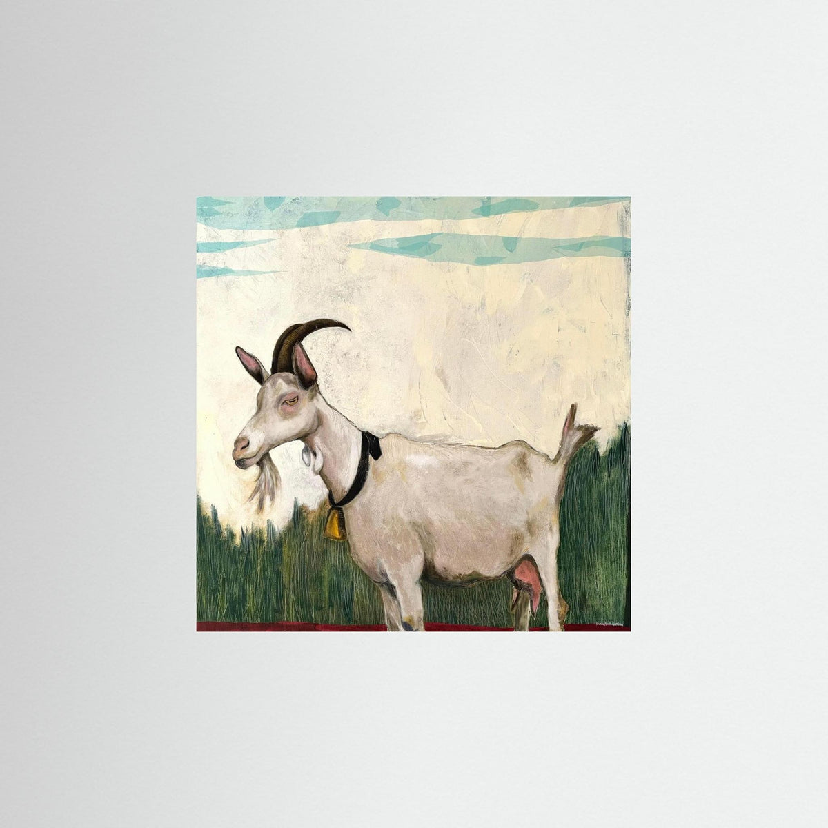 Fine Art Paper Print "Goat"