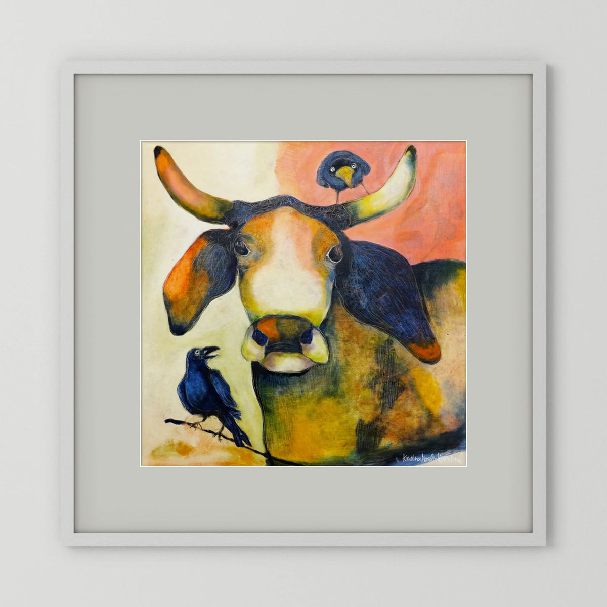 Fine Art Paper Print "Buddies"