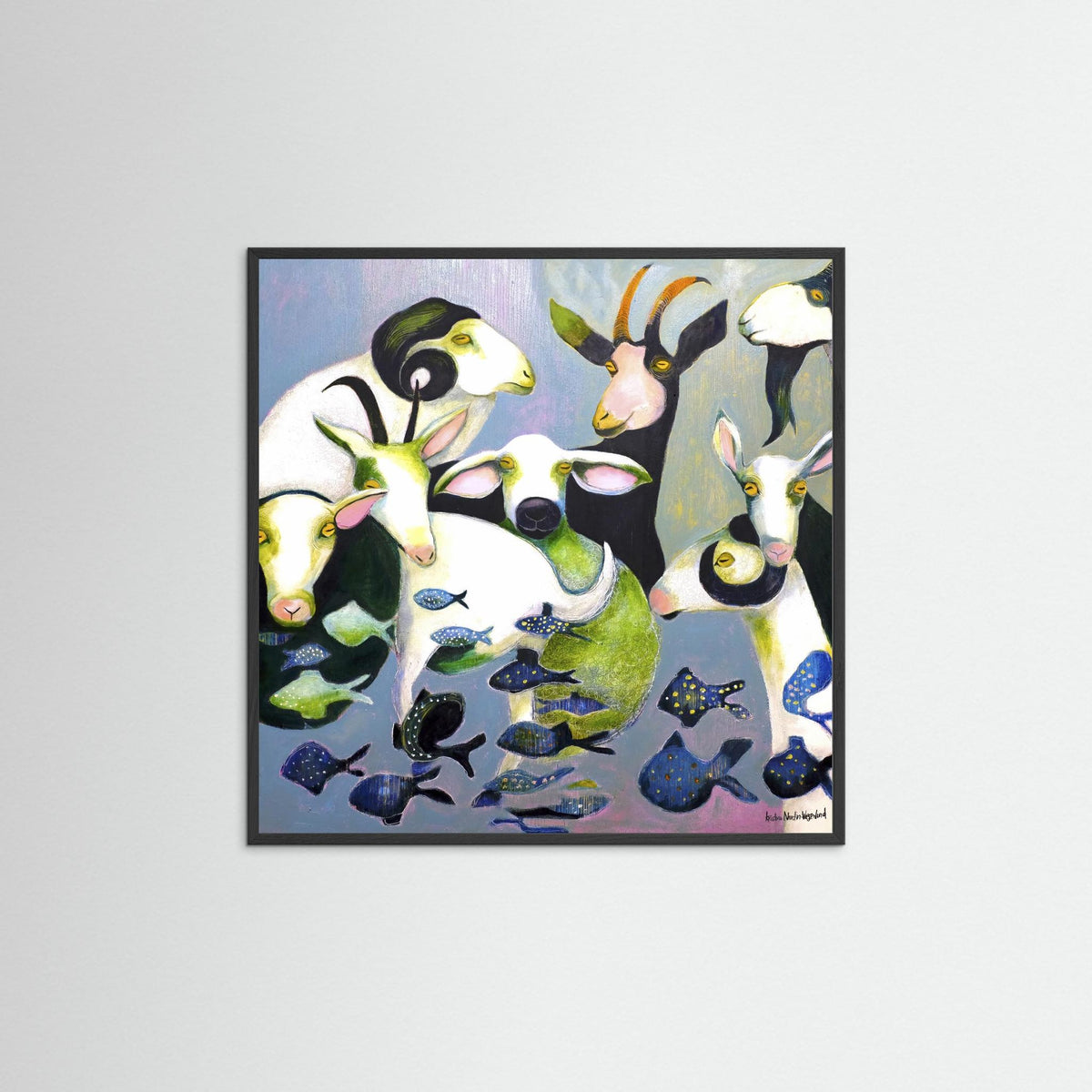 Fine Art Paper Print "Gone fishing"