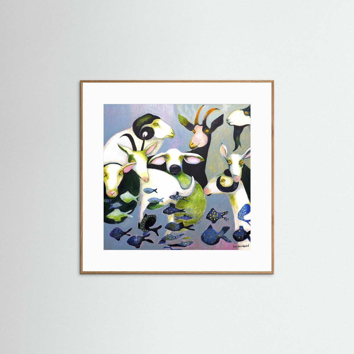 Fine Art Paper Print "Gone fishing"