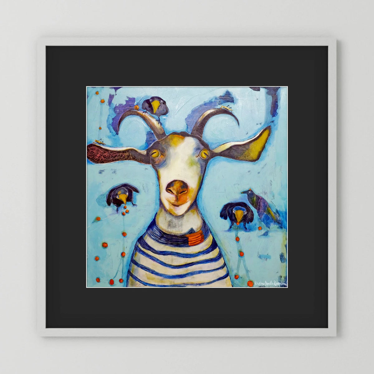 Fine Art Paper Print "Picking berries"
