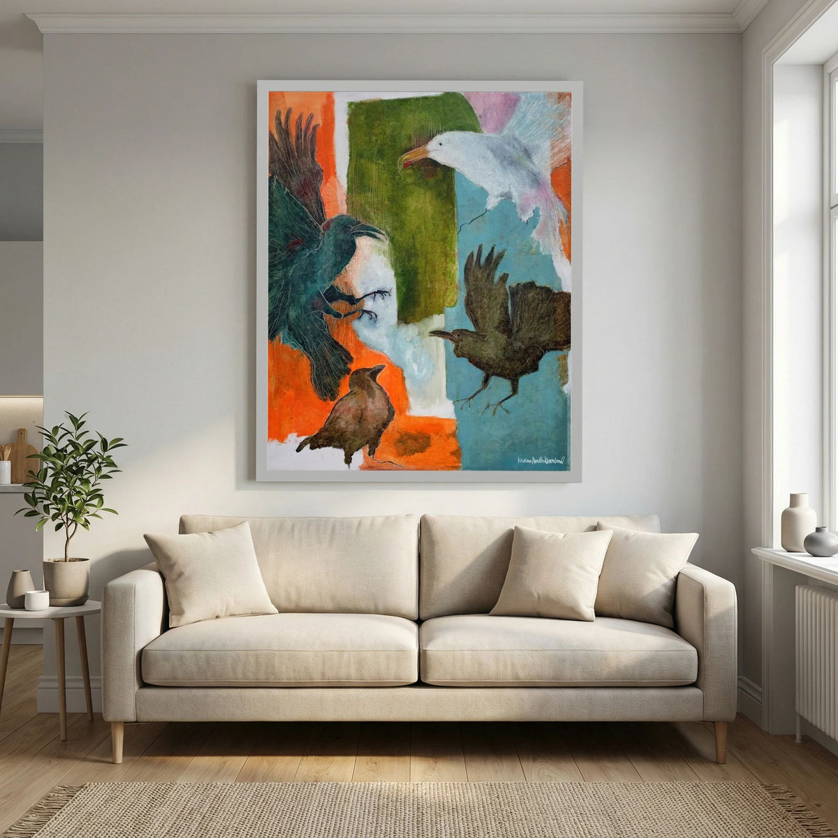 Fine Art Paper Print "Birds flying high"