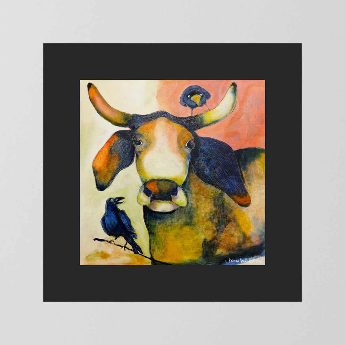 Fine Art Paper Print "Buddies"