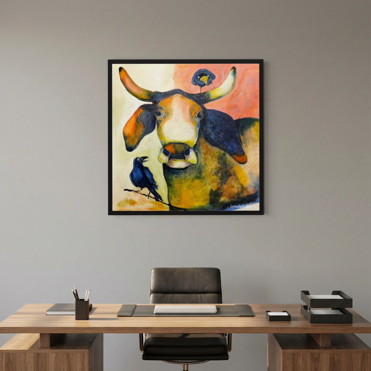 Fine Art Paper Print "Buddies"