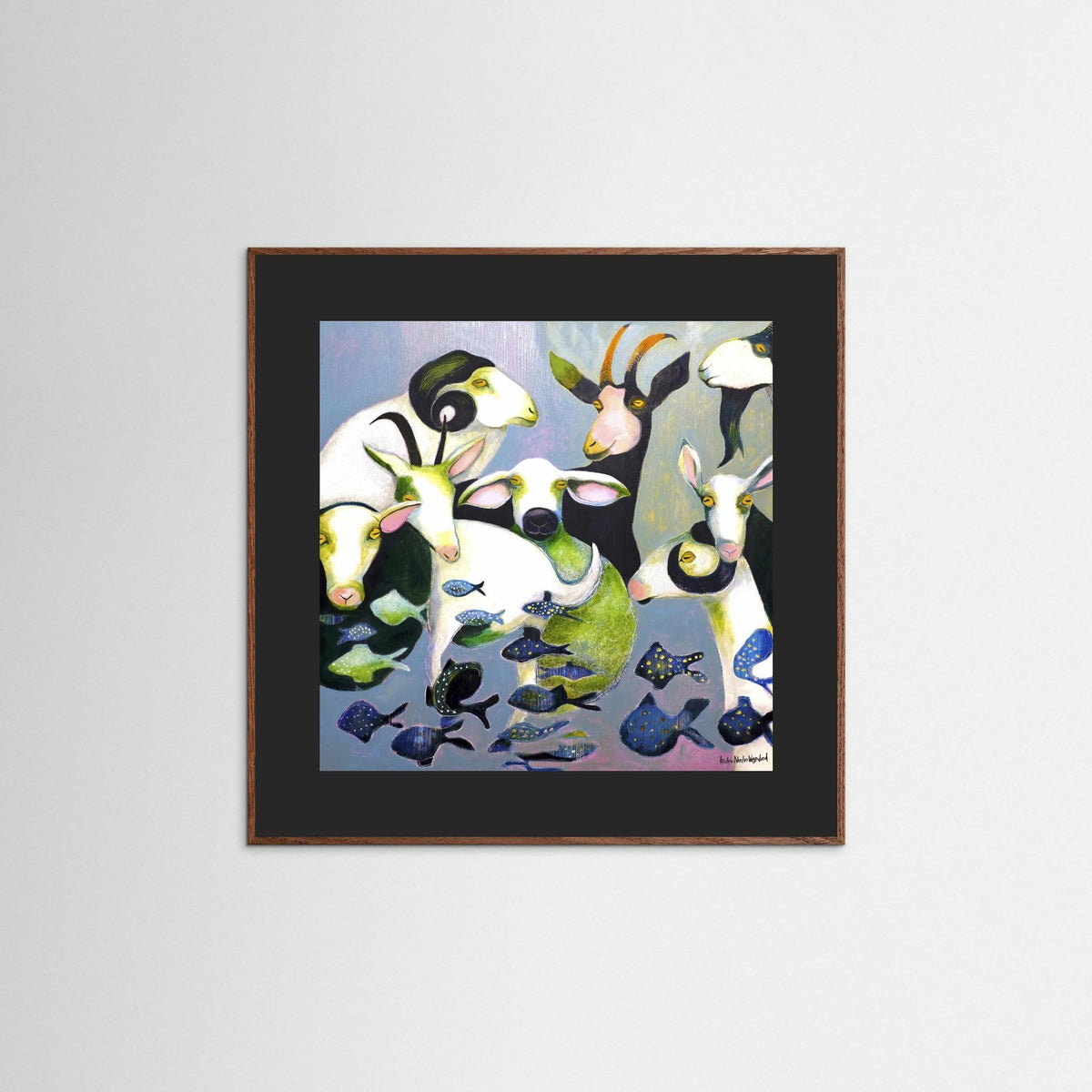 Fine Art Paper Print "Gone fishing"