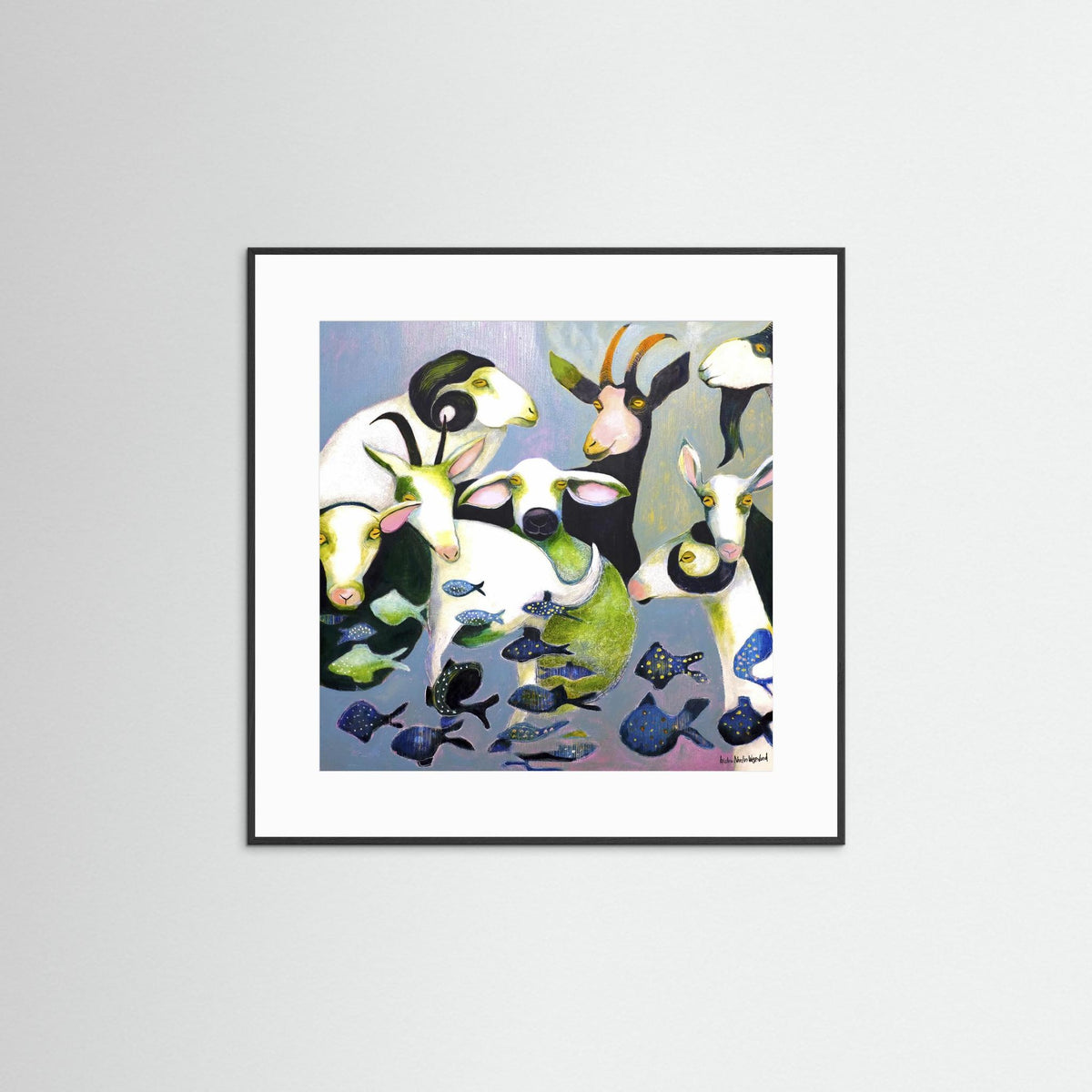 Fine Art Paper Print "Gone fishing"
