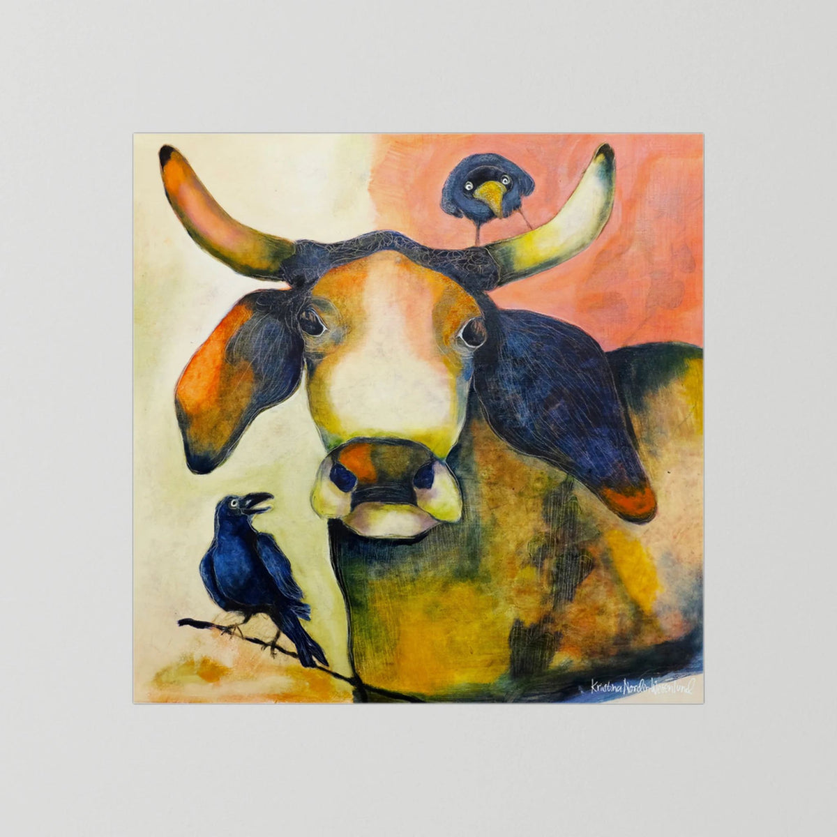 Fine Art Paper Print "Buddies"