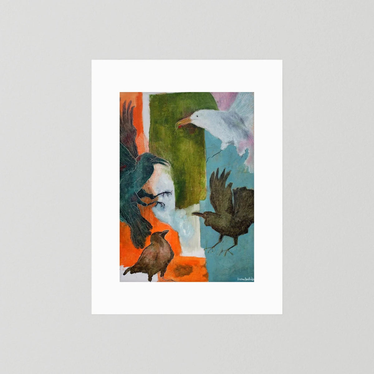 Fine Art Paper Print "Birds flying high"
