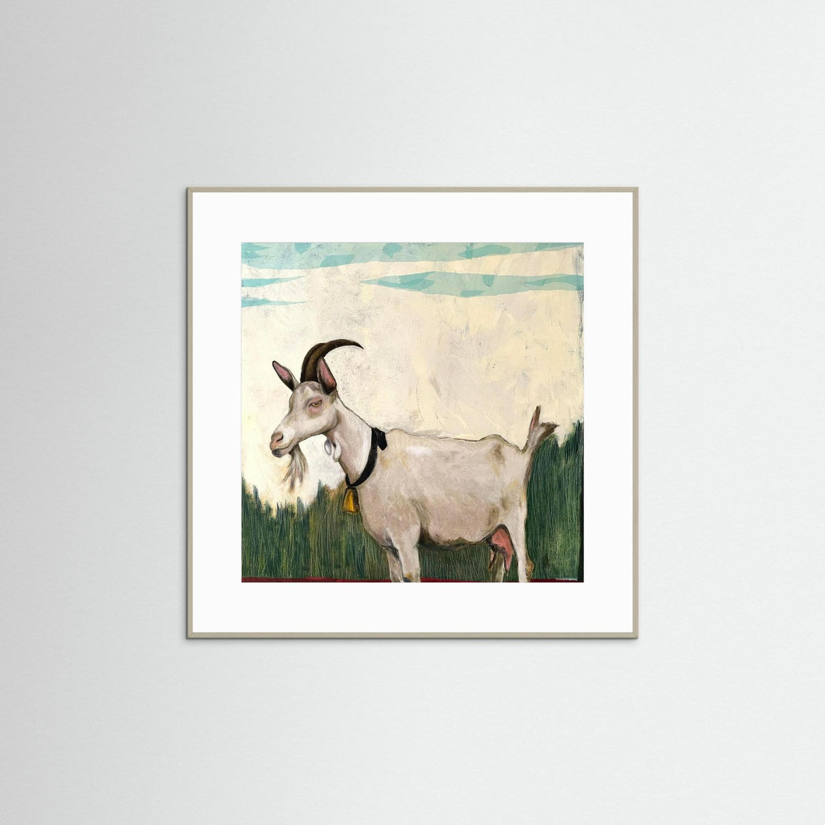 Fine Art Paper Print "Goat"