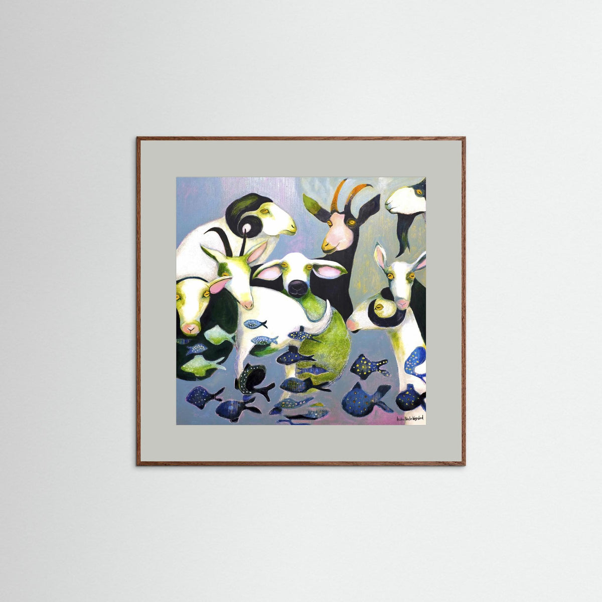 Fine Art Paper Print "Gone fishing"