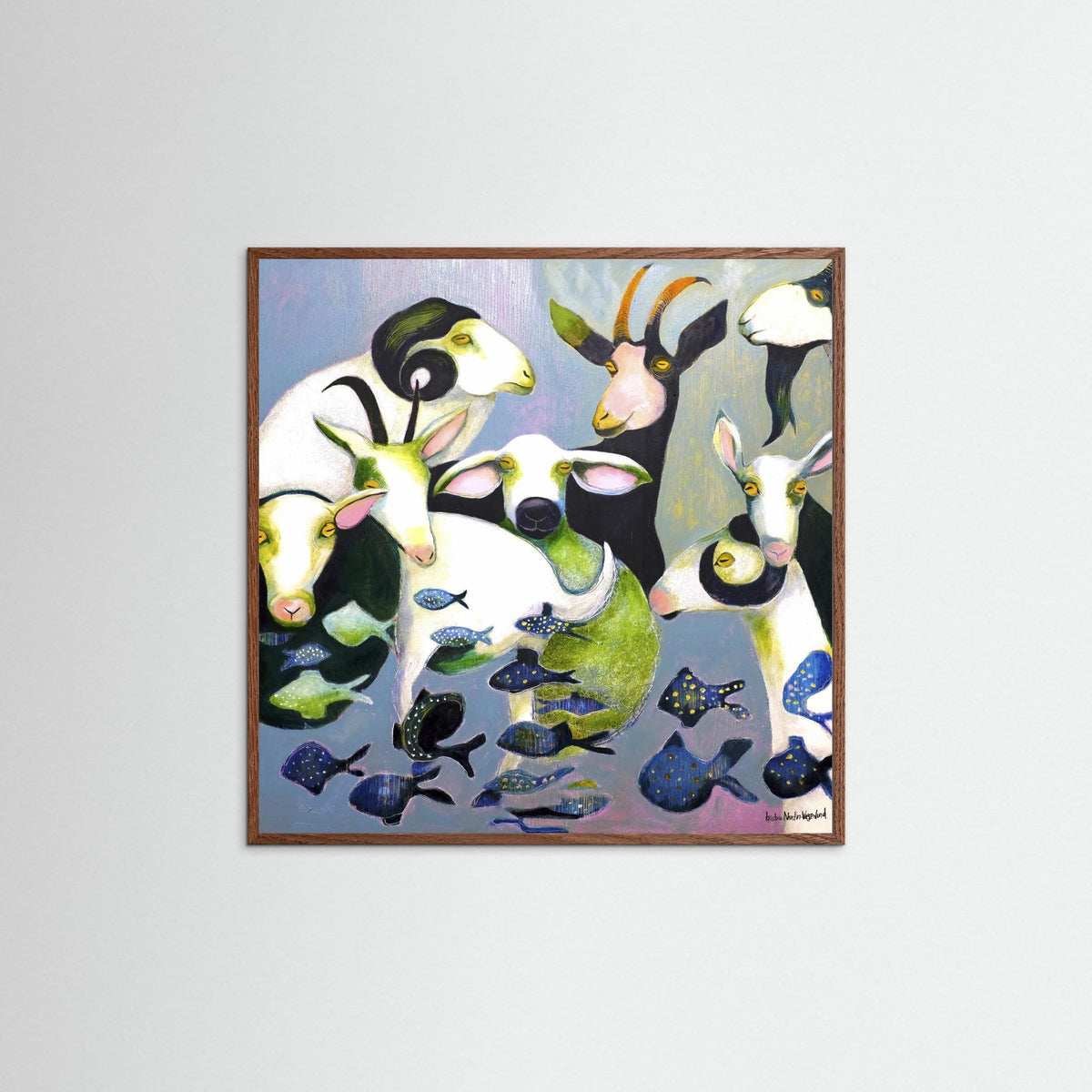 Fine Art Paper Print "Gone fishing"