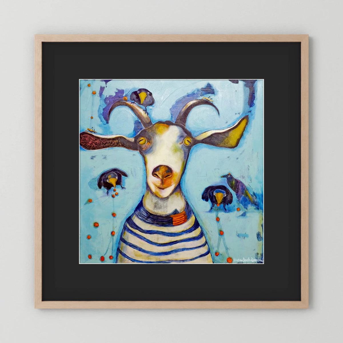 Fine Art Paper Print "Picking berries"