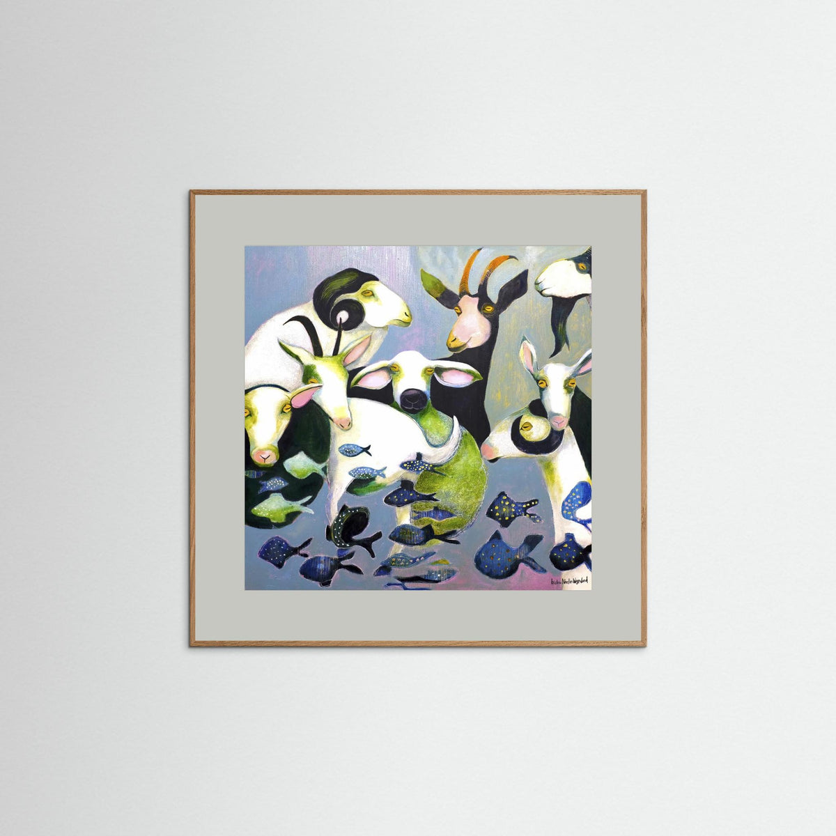 Fine Art Paper Print "Gone fishing"