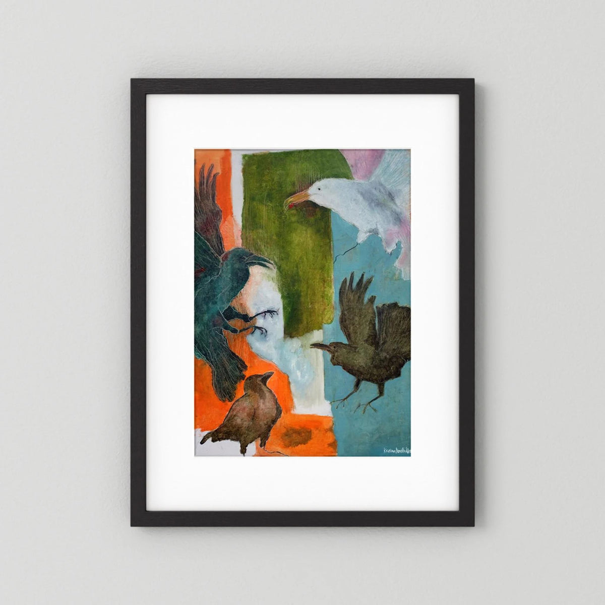 Fine Art Paper Print "Birds flying high"