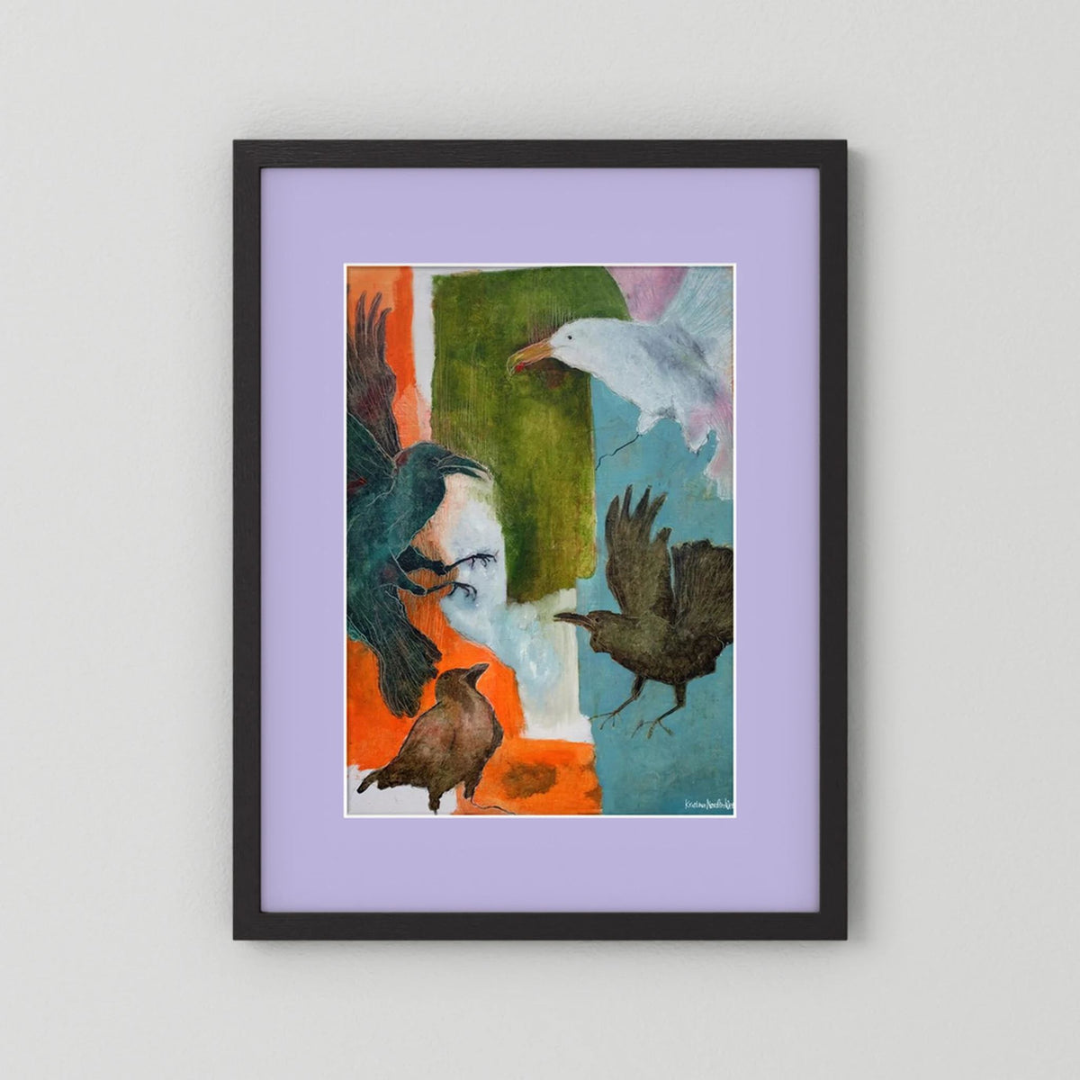 Fine Art Paper Print "Birds flying high"