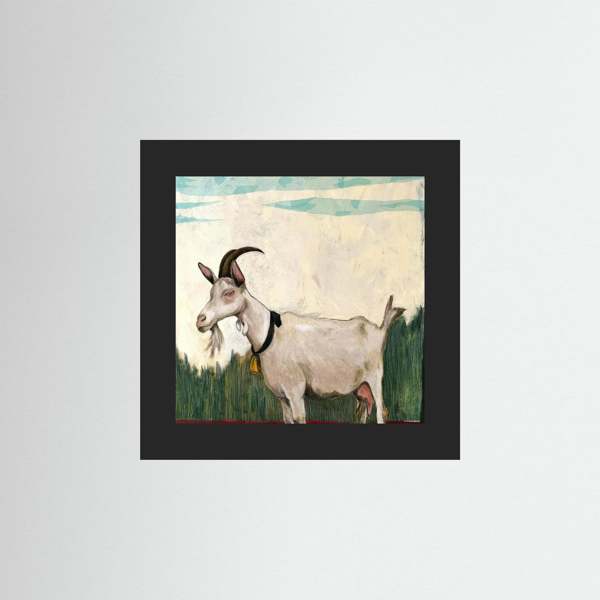 Fine Art Paper Print "Goat"