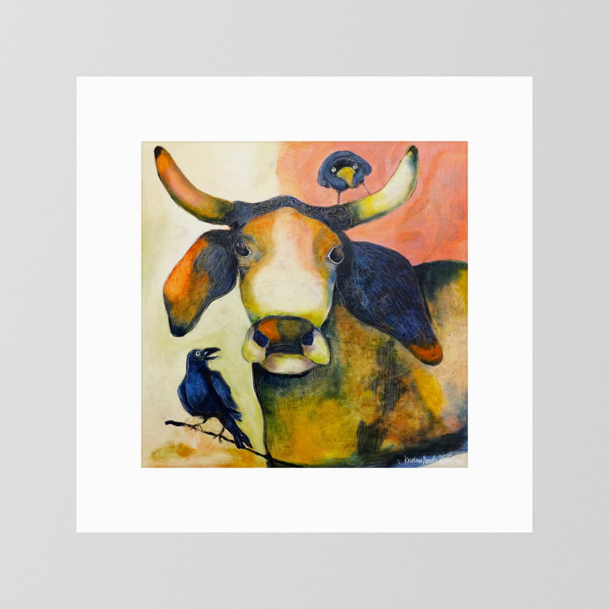 Fine Art Paper Print "Buddies"