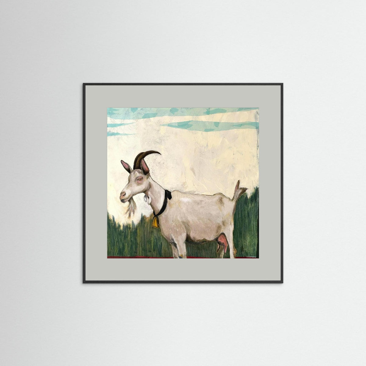 Fine Art Paper Print "Goat"